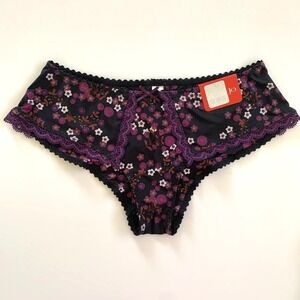 NWT Marie Jo L'Aventure Masha Hotpants Boyshort Panty Small Floral Print Lace
